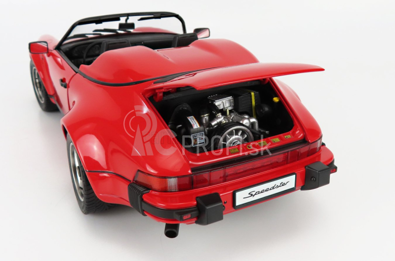 Schuco Porsche 911 Speedster Cabriolet Otvorený 1989 1:12 Červená