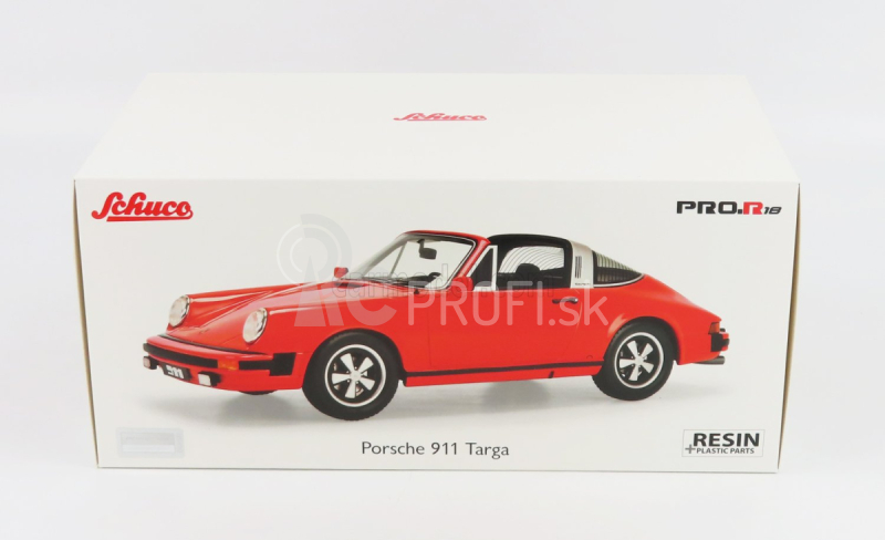 Schuco Porsche 911 Targa 1977 1:18 Červená