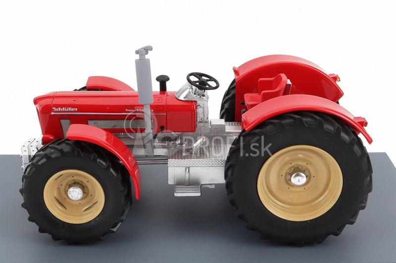 Schuco Schlueter Super 1500 Tv Tractor 1959 1:32 Červená sivá