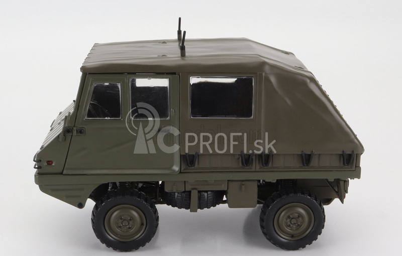 Schuco Steyr-puch Haflinger Funkwagen Obh 1975 1:18 Vojenská zelená