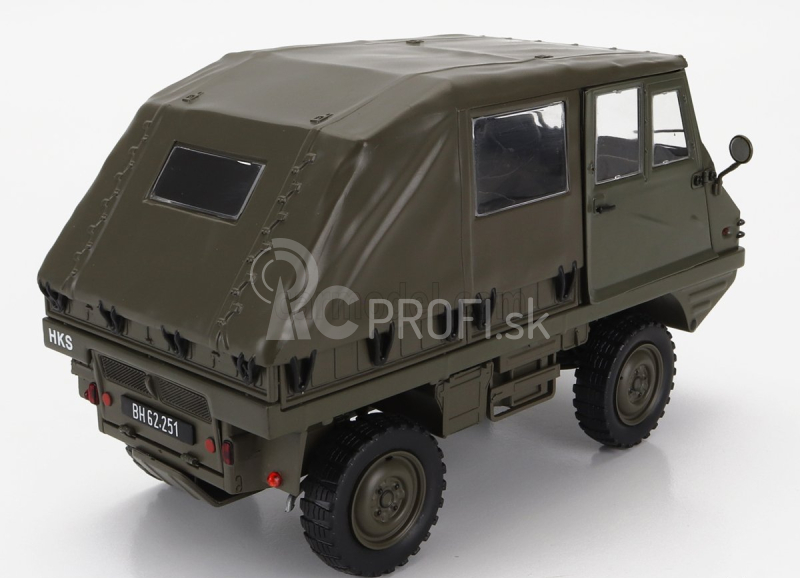 Schuco Steyr-puch Haflinger Obh 1975 1:18 Vojenská zelená