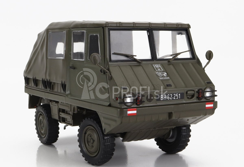 Schuco Steyr-puch Haflinger Obh 1975 1:18 Vojenská zelená