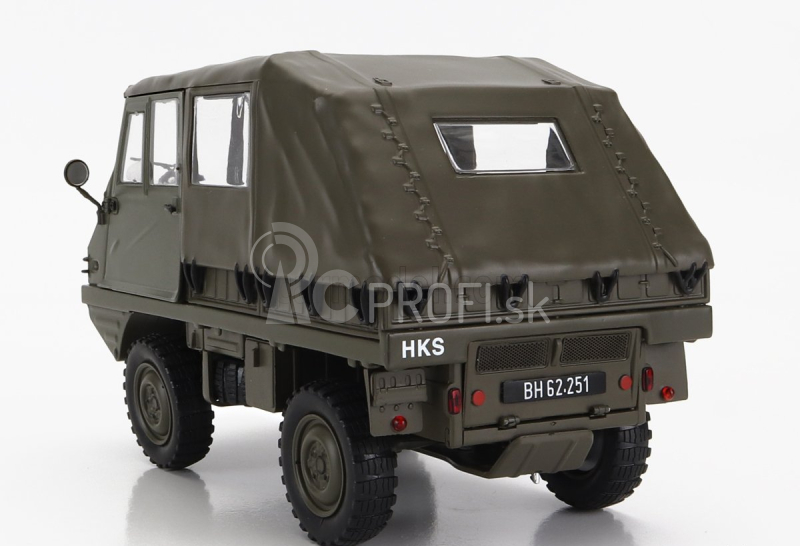 Schuco Steyr-puch Haflinger Obh 1975 1:18 Vojenská zelená