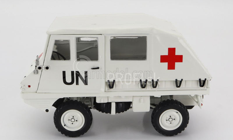 Schuco Steyr-puch Haflinger Un Ambulance 1975 1:18 Biela