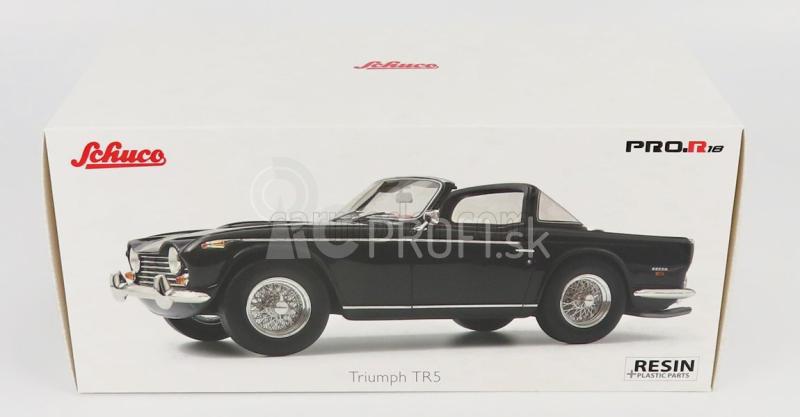 Schuco Triumph Tr5 Spider otvorený 1968 1:18 čierny