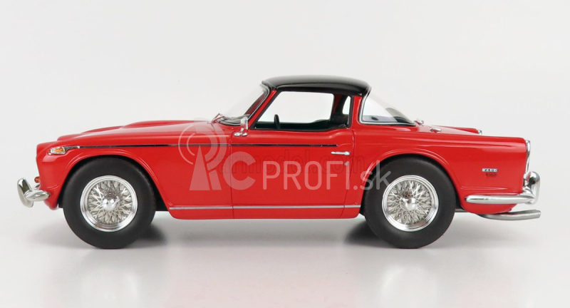 Schuco Triumph Tr5 Spider uzavretý 1968 1:18 červená čierna