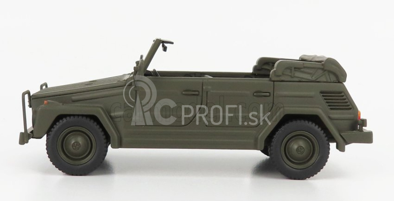 Schuco Volkswagen 181 Cabriolet otvorený 1979 1:35 Vojenská zelená