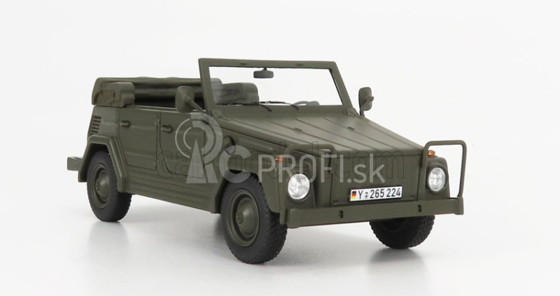 Schuco Volkswagen 181 Cabriolet otvorený 1979 1:35 Vojenská zelená