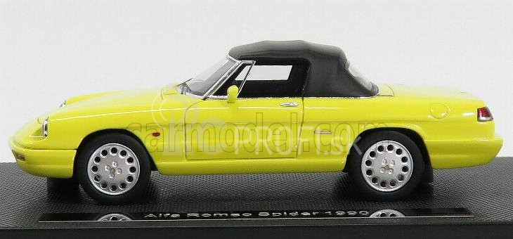 Silas Alfa romeo Spider Closed 1990 4ª Ed Ultima Serie - The Last 1:43 Giallo Ginestra - Yellow