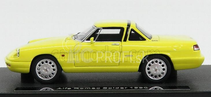 Silas Alfa romeo Spider Hard-top 1990 4ª Ed Ultima Serie - The Last 1:43 Giallo Ginestra - Yellow