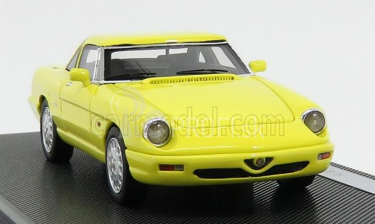 Silas Alfa romeo Spider Hard-top 1990 4ª Ed Ultima Serie - The Last 1:43 Giallo Ginestra - Yellow