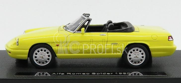 Silas Alfa romeo Spider Open 1990 4ª Ed Ultima Serie - The Last 1:43 Giallo Ginestra - Yellow