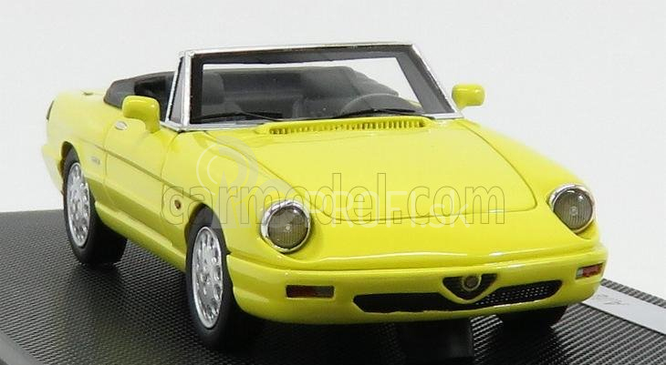 Silas Alfa romeo Spider Open 1990 4ª Ed Ultima Serie - The Last 1:43 Giallo Ginestra - Yellow