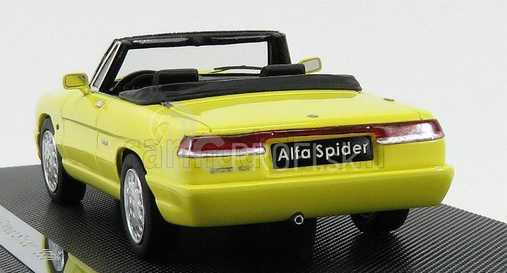 Silas Alfa romeo Spider Open 1990 4ª Ed Ultima Serie - The Last 1:43 Giallo Ginestra - Yellow