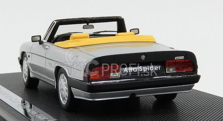 Silas Alfa romeo Spider Quadrifoglio Verde Open 1986 - 3ª Serie Aereodinamica 1:43 Strieborná