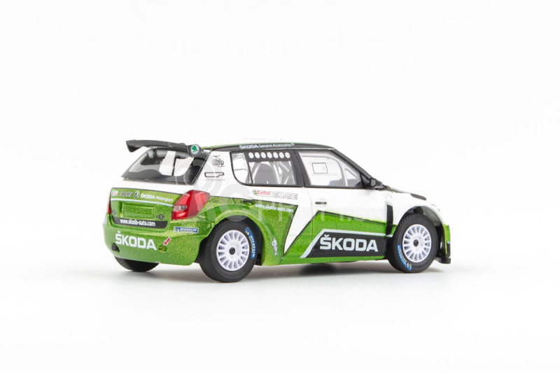 Abrex Škoda Fabia II FL S2000 (2010) 1:43 - Škoda Motorsport Design 2012 II - šotolinové kolesá