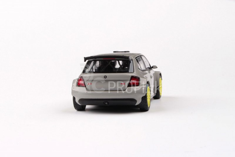 Abrex Škoda Fabia III R5 (2015) 1:43 – sivá steel uni