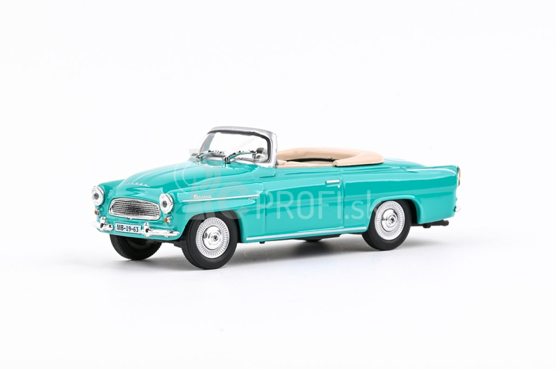 Abrex Škoda Felicia Roadster (1963) 1:43 - tyrkysová