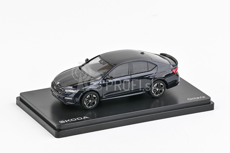 Abrex Škoda Octavia IV RS (2020) 1:43 - modrá Plum metalíza