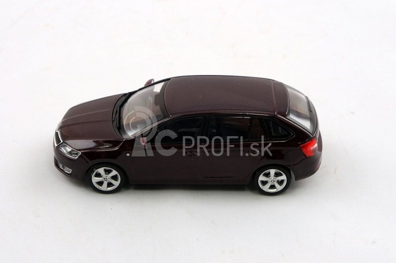 Abrex Škoda Rapid Spaceback (2013) 1:43 – rosso brunello metalíza