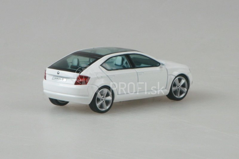 Abrex Škoda Vision D Concept (2011) 1:43 – biela candi uni