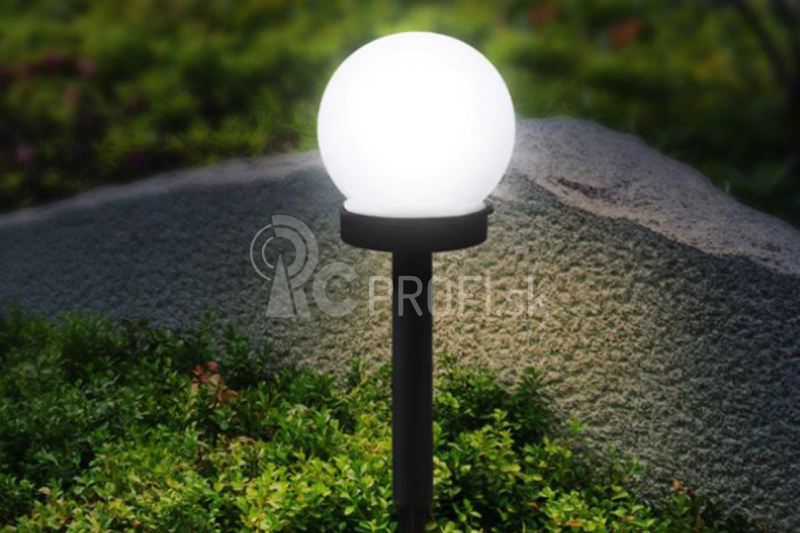 Solar Garden Ball LED Light (3 ks) (vr. aku)