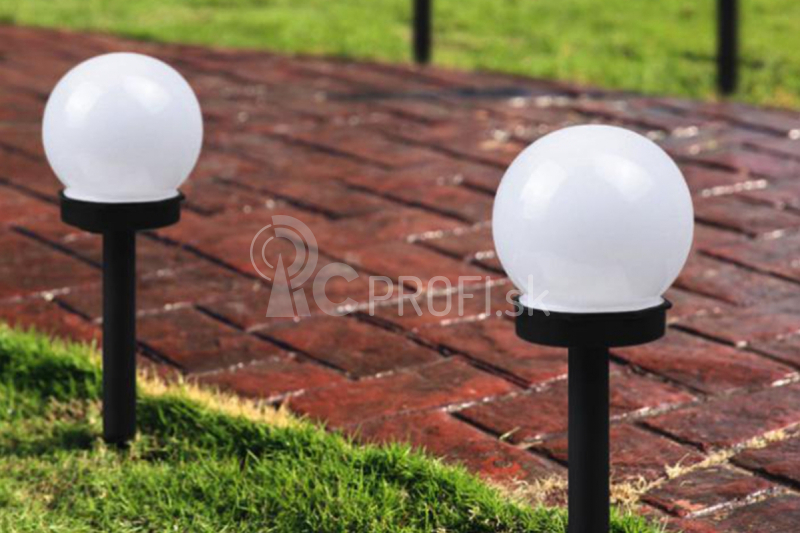 Solar Garden Ball LED Light (3 ks) (vr. aku)