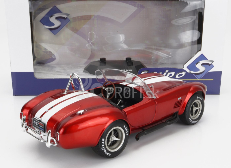 Solido Ac cobra Shelby Cobra 427 S/c Mkii Spider Hard-top 1965 1:18 Red Met