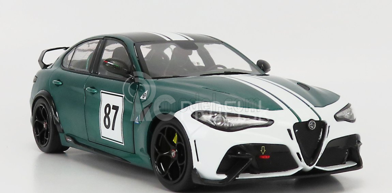 Solido Alfa romeo Giulia Gtam N 87 Nurburgring 2021 1:18 Zelená Biela