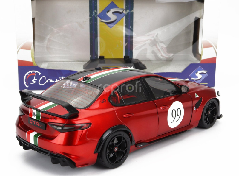 Solido Alfa romeo Giulia Gtam N 99 Racing 2022 1:18 Alfa červená biela