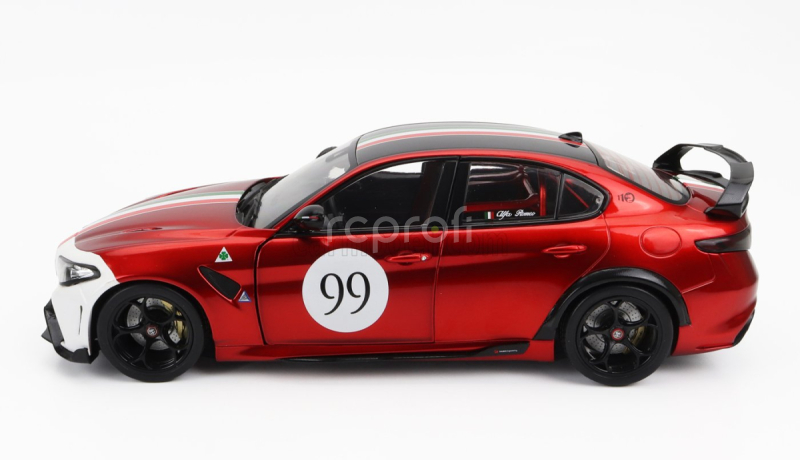 Solido Alfa romeo Giulia Gtam N 99 Racing 2022 1:18 Alfa červená biela