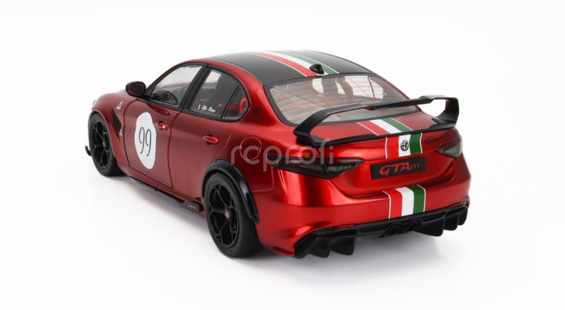 Solido Alfa romeo Giulia Gtam N 99 Racing 2022 1:18 Alfa červená biela