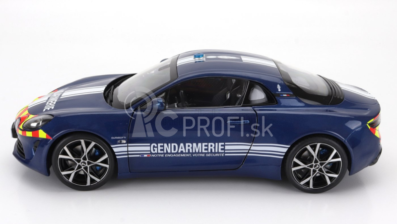 Solido Alpine Alpine A110 Gendarmerie Police Coupe 2023 1:18 Modrá