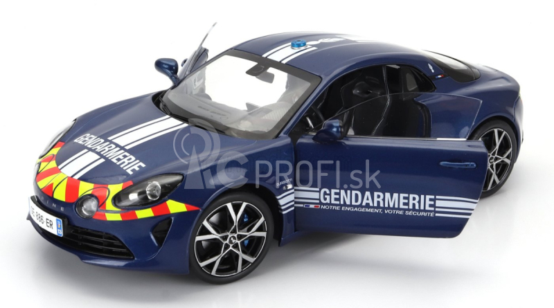 Solido Alpine Alpine A110 Gendarmerie Police Coupe 2023 1:18 Modrá