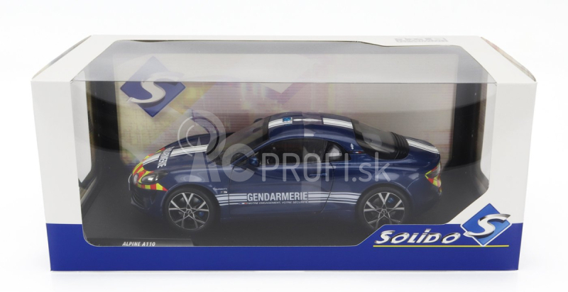 Solido Alpine Alpine A110 Gendarmerie Police Coupe 2023 1:18 Modrá