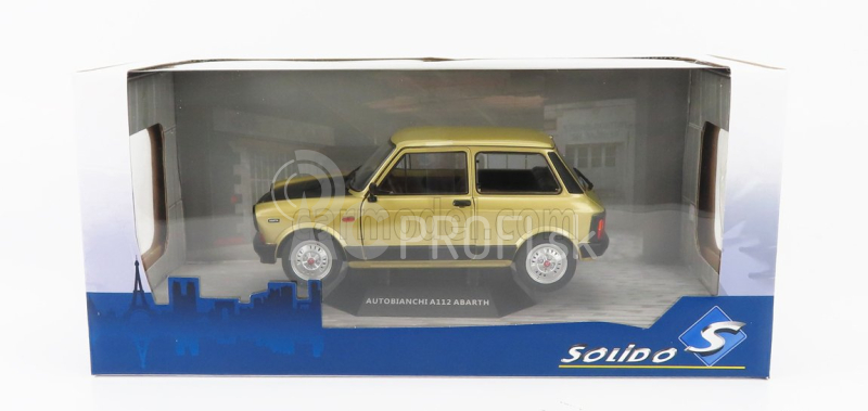 Solido Autobianchi A112 Abarth Mkv 70hp 1980 1:18 Bronzová s čiernou