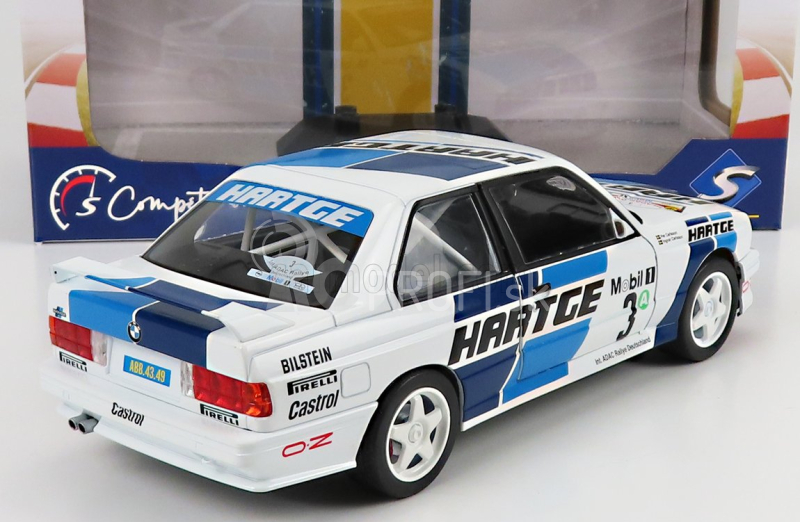 Solido BMW radu 3 (e30) Gr.a N 3 Rally Deutchland 1990 1:18 Biela 2 tóny Modrá