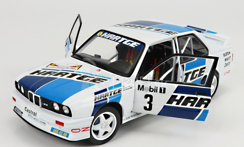 Solido BMW radu 3 (e30) Gr.a N 3 Rally Deutchland 1990 1:18 Biela 2 tóny Modrá