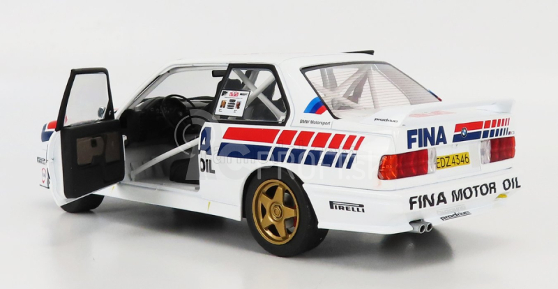 Solido BMW radu 3 M3 (e30) Fina Gr.a N 18 Rally Montecarlo 1989 Marc Duez - Alain Lopes 1:18 Biela červená Ble