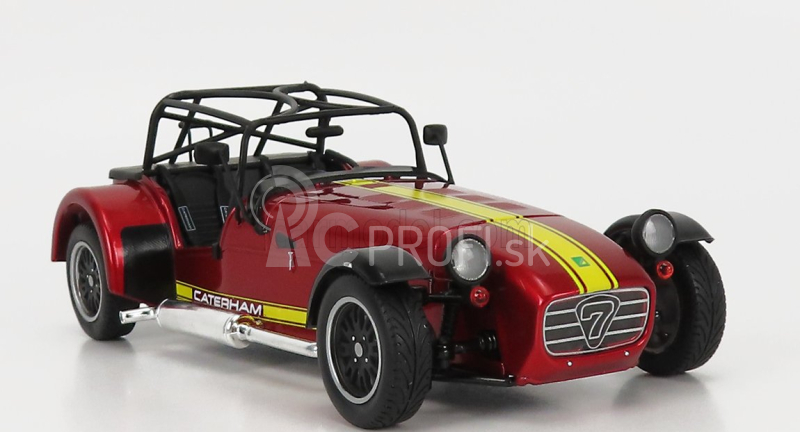 Solido Caterham Seven 275 Academy 2014 1:18 Červená farba, žltá farba