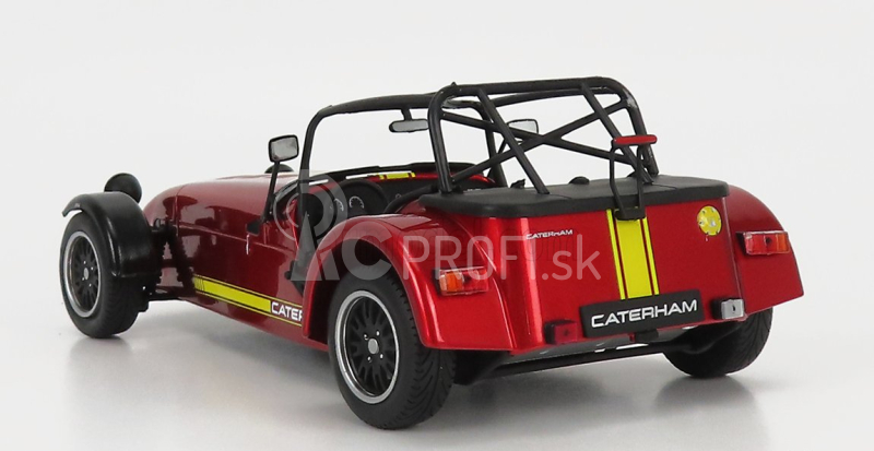 Solido Caterham Seven 275 Academy 2014 1:18 Červená farba, žltá farba