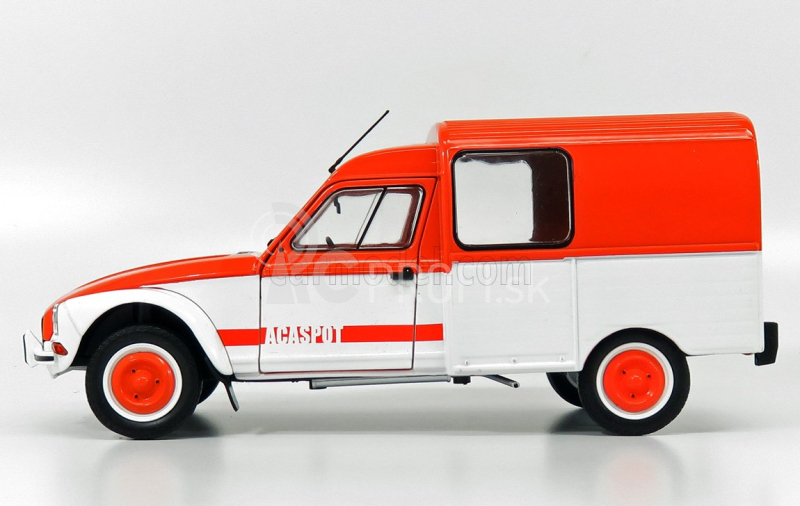 Solido Citroen Acadiane Van Acaspot 1984 1:18 oranžová biela