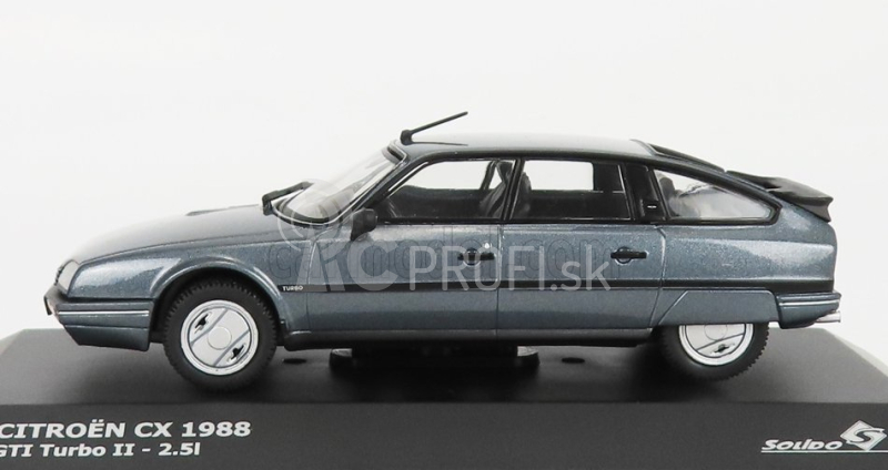 Solido Citroen Cx 2400 Gti Turbo 2 1990 1:43 Grey Met