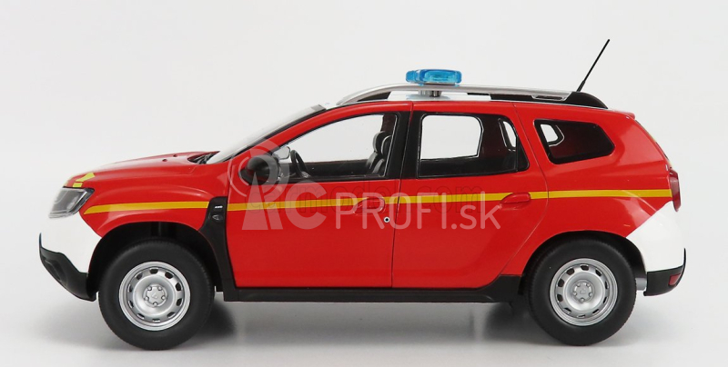 Solido Dacia Duster Mkii Sapeurs Pompiers 2018 1:18 Červeno-žltá