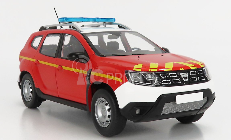 Solido Dacia Duster Mkii Sapeurs Pompiers 2018 1:18 Červeno-žltá