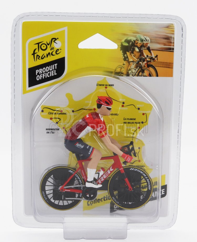 Solido Figúrky Ciclista - Cyklista - Team Trek Segafredo - Tour De France 2023 1:18 Biela červená