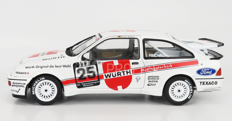 Solido Ford england Sierra Cosworth Rs500 Team Wurth N 25 Winner Nurburgring Dtm 1988 A.hahne 1:18 Biela červená