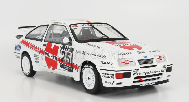 Solido Ford england Sierra Cosworth Rs500 Team Wurth N 25 Winner Nurburgring Dtm 1988 A.hahne 1:18 Biela červená