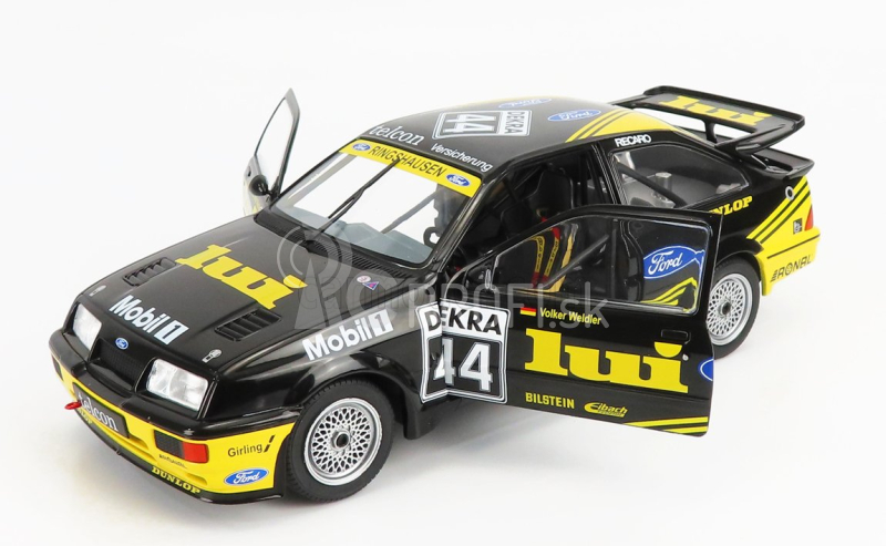 Solido Ford england Sierra Rs500 Cosworth N 44 24h Nurburgring 1989 V.weidler 1:18 Black Yellow