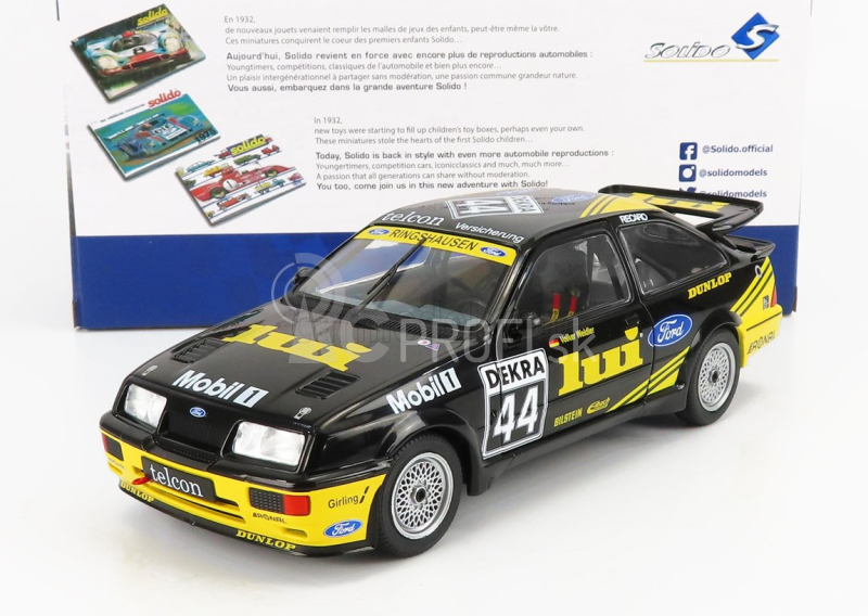 Solido Ford england Sierra Rs500 Cosworth N 44 24h Nurburgring 1989 V.weidler 1:18 Black Yellow